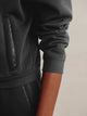 Jorgie Zip Through Hoodie Slate Black