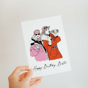 Besties Birthday Greeting Card
