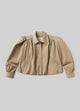 Everly Shirred Crop Jacket Catalina