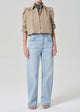 Everly Shirred Crop Jacket Catalina