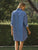 Mary Classic Shirt Dress Vintage Stonewashed Indigo