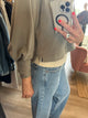 Softest Fleece Cropped Pullover Thyme