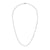 Heart Link Chain Necklace: Silver