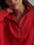 Hawley Half Zip Sweat Red Marl