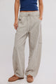 Something Good Pull-On Barrel Pant Ivory Combo