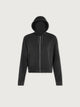 Jorgie Zip Through Hoodie Slate Black