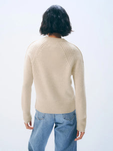 Cashmere Luxe Henley Heather Grey