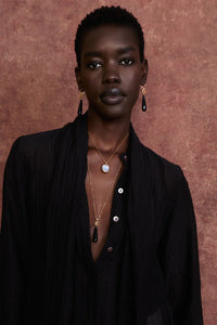 Messina EG-5816 Black Agate Earrings