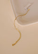 Flat Snake Chain Bracelet - 18k Gold Plated