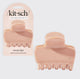 Recycled Plastic Puffy Cloud Clip 1pc - Rosewood