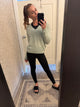 Cashmere Featherweight Neck Mint Green