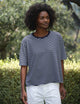 Perry NYC Crewneck Tee Yacht Stripe