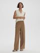Kay Cable Knit Vest in Snow White