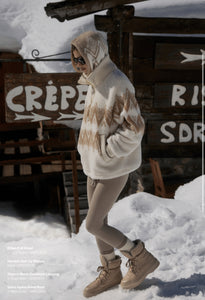 Hendrik Half Zip Sherpa Egret