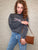 Spencer Sweatshirt Leopard Washed Black