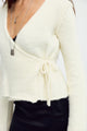 Snowfall Wrapped Sweater Snow Mint Combo