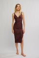 Long Live Printed Mesh Brown