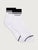 Lenni Half Crew Sock Black/White