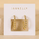 Ball Hoop-Large-Gold Earrings