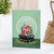 Fox Snowglobe Holiday Greeting Card: Single Card