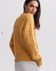 Vera Button Neck Sweater Rattan