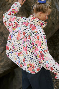 Pippa Printed Packable Jacket in Trippy Floral