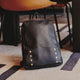 Hunter Backpack Large Black Gold Red Zip