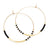 Japanese Seed Bead Hoops- multiple colorways: Seashore