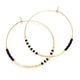 Japanese Seed Bead Hoops- multiple colorways: Seashore
