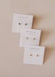 Teardrop - White CZ - Earring