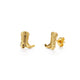 Cowboy Boot Stud Earrings