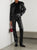 90's Pinch Waist Long in Leather Detox (Black)