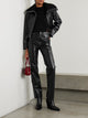 90's Pinch Waist Long in Leather Detox (Black)