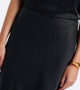 Kristin Lace Trim Silk Skirt
