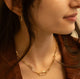 Paperclip Chain with Carabiner Clasp