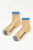 Color Block Girlfriend Socks Yellow Blue