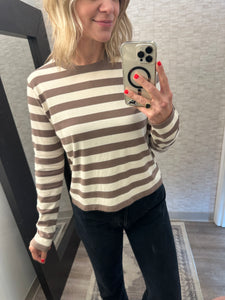Maya L/S Crew Neck Mocha