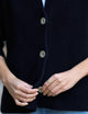 Montecito Crew Neck Cardigan Marine