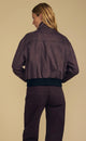 Quincy Mock Neck Jacket Mole