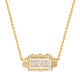 Rise and Shine Spinner Necklace: Gold