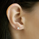 Simple Opal Studs: Light Opal