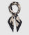 York Scarf Leopard Pearl White