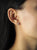Pear Shaped CZ Studs: Gold