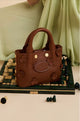Olympia Tote Mini Sienna Flora Brushed Gold