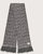 Lindsey Check Knit Scarf Charcoal