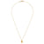 Tiny Mystic Hand Necklace: Gold/Opal