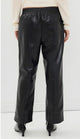 Billy Pant Black Recycled Leather