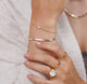 Flat Snake Chain Bracelet - 18k Gold Plated