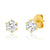 CZ Studs: Gold Vermeil