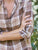 Eileen Relaxed Button-Up Shirt Brown Plaid